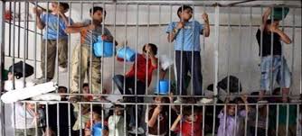 Image result for Donald Trump's migrant children prisons photos