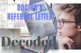 how to decode a referral letter from a
