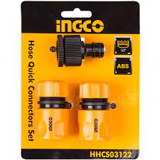 Ingco 3pcs Water Hose Quick Connector