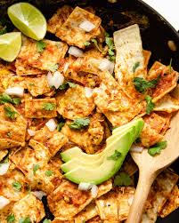 authentic mexican chilaquiles rojos