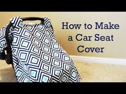 How To Make A Baby Car Seat Cover