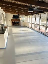 tutorial for diy painted concrete floors