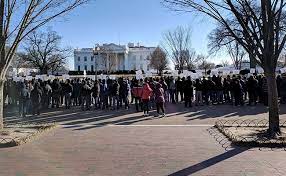 Indians Rally Outside White House In