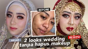 2 tutorial makeup pengantin hijab tanpa