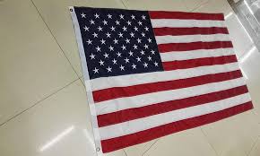 Dhl Free Shipping American Flag Embroidered 3 5ft High Quality High Quality 200d Oxford Cloth Embroidery Stitching Take The Side Of The Fo