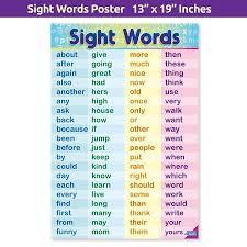 Sight Words By Business Basics First Grade Sight Words Chart For Kids