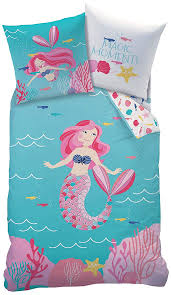 4,6 von 5 sternen 61. Mermaid Meerjungfrau Madchen Bettwasche Kinderbettwasche Ocean Girl Magische Momente In Der Unterwasserwelt Kissenbezug 80x80 Bettwasche Kinderbettwasche