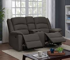carsley fabric 2 seater recliner sofa