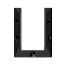 Standard handrail brackets usually look something like this: Deckorail Black Rail Connector Bracket 4 Pack 163602 The Home Depot