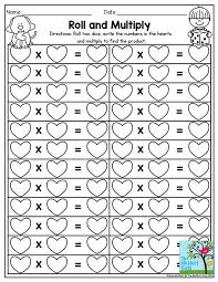 This fun multiplication dice maths game for primary pupils is great for reinforcing multiplication in an interactive way.children are encouraged to roll the dice, multiply the number by 2 or 3 and colour in the correct answer.the first player to get three squares of their colour in a row wins.easy to download, print and use, this maths game is sure to be a hit in your classroom. February Fun Filled Learning 3rd Grade Math Educational Math Games Math Worksheets