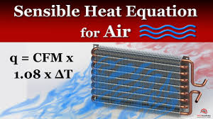 how to calculate sensible heat transfer