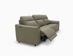 grande motorised leather recliner sofa