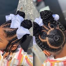 Braiding has been used to style and ornament human and animal hair for thousands of. 8 Natural Hairstyles For Back To School Kids Hairstyles Lil Girl Hairstyles Girls Natural Hairstyles