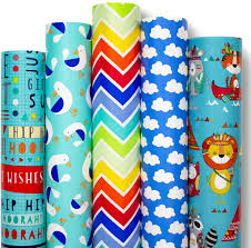 Wrapping Paper 5 Roll 30inch X 10 Feet Per Roll Design For