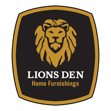 lions den home furnishings logo design