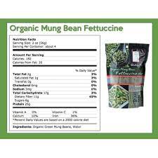 organic mung bean fettuccine