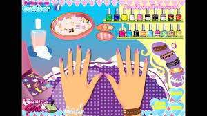 barbie nail polish salon manicure