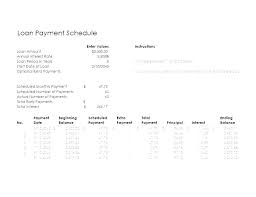 Commercial Loan Amortization Schedule Excel Printable Loan