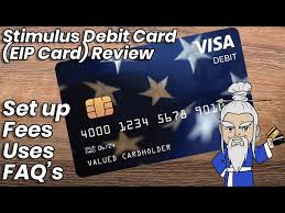 stimulus debit card eip card full