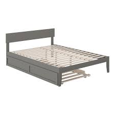afi boston wood queen bed with twin