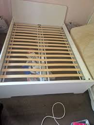 White Ikea Double Bed Frame In