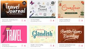 61 best travel fonts the ultimate list