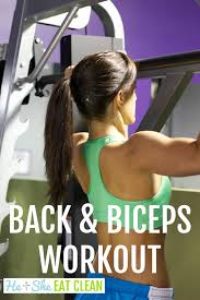 back biceps workout routine for women