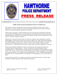 traffic enforcement operations plan for