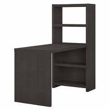 charcoal maple bookcase desk ki60307