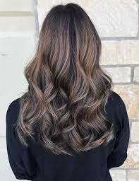 7black hair with copper highlights. 25 Gorgeous Highlight Ideas For Dark Hair