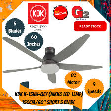 kdk nikko ceiling fan with led l
