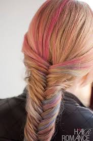 Braids & buns ponies & pigtails: Hairstyle Tutorial How To Do A Fishtail Braid Hair Romance