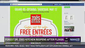 zoes kitchen on forest dr is back in