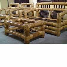 bamboo sofa set