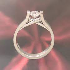 ring suspension diamond enement ring
