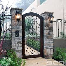 House Gate Design Iron Garden Gates