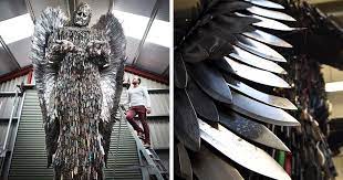 The audience seemingly finds out how harlan thrombey in the movie. Sculptor Spends 2 Years To Build Knife Angel Out Of 100 000 Weapons However Government Rejects It Bored Panda