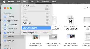 how to view the clipboard history on a mac