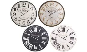 Large Shabby Chic Wall Clock Groupon
