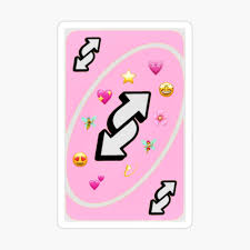 Our subreddit is primarily for … Pink Uno Reverse Card With Emojis Poster By Simptrash Redbubble