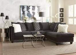 delta implosion black sectional sofa