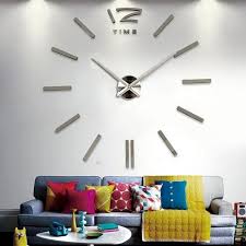 3d Quartz Wall Clock Modern Design Real
