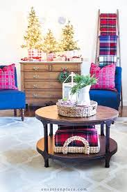christmas living room decor a trio of