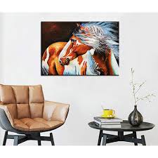 Canvas Painting Big Abstract Horse