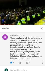 Laga pertandingan malaysia vs indonesia kualifikasi piala dunia 2022, rencananya akan disiarkan secara langsung oleh mola tv dan tvri. Does Indonesia Hate Malaysia Quora