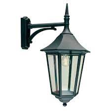 outdoor wall light lantern black