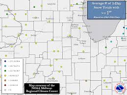 snow climatology for the nws chicago