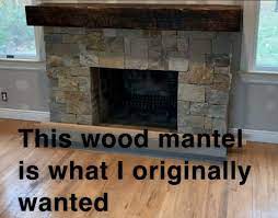 Mantel Without Removing Existing Mantel