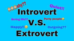 Introvert and extrovert are two words that describe people with opposing qualities. Introvert Introvert Versus Extrovert Personality Tagalog English Youtube