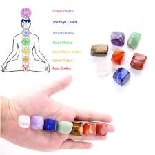 2019 Seven Chakra Stone Set Yoga Chakra Irregular Reiki Healing Crystals Stone Polished Individual Stones Comfortable From Lucia8462 7 54